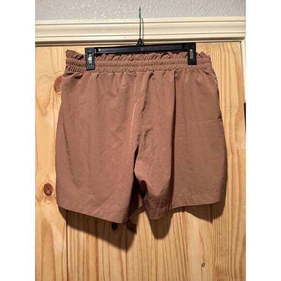 Mondetta Shorts Womens Size Medium Mauve Brown Performance Luxury Drawstring - Picture 2 of 4